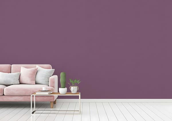 Non woven-tapet uni kulör Profhome 377023-GU slät matt färg violett 5,33 m2