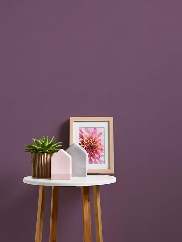 Non woven-tapet uni kulör Profhome 377023-GU slät matt färg violett 5,33 m2