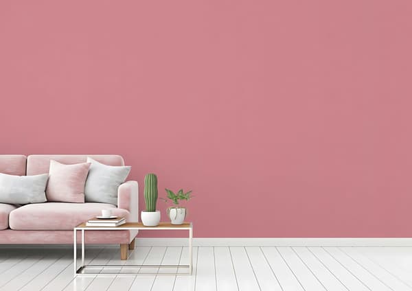 Non woven-tapet uni kulör Profhome 377025-GU slät matt färg rosa 5,33 m2