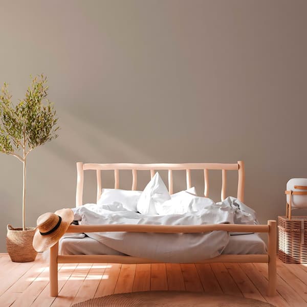 Non woven-tapet uni kulör Profhome 377031-GU slät matt färg beige brun 5,33 m2