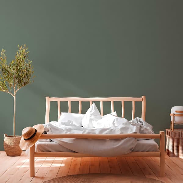 Non woven-tapet uni kulör Profhome 377034-GU slät matt färg grön 5,33 m2