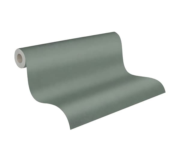 Non woven-tapet uni kulör Profhome 377034-GU slät matt färg grön 5,33 m2