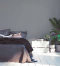 Miniatyrbild 4 av 6: Non woven-tapet uni kulör Profhome 377038-GU slät matt färg grå 5,33 m2