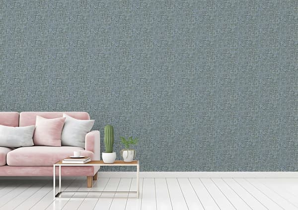 Non woven-tapet trä utseende Profhome 377063-GU slät matt färg blå 5,33 m2