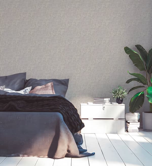 Non woven-tapet trä utseende Profhome 377066-GU slät matt färg grå vit 5,33 m2