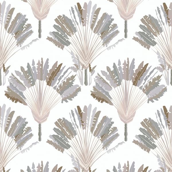 Non woven-tapet palmer Profhome 377082-GU slät matt färg grå vit brun 5,33 m2