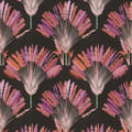 Miniatyrbild 1 av 6: Non woven-tapet palmer Profhome 377083-GU slät matt färg svart orange violett rosa 5,33 m2