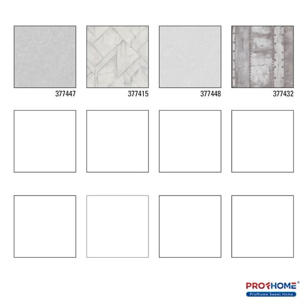 Non woven-tapet uni kulör Profhome 377447-GU lätt texturerad matt färg grå 5,33 m2