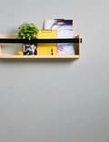 Miniatyrbild 6 av 7: Non woven-tapet uni kulör Profhome 377448-GU lätt texturerad matt färg grå vit 5,33 m2