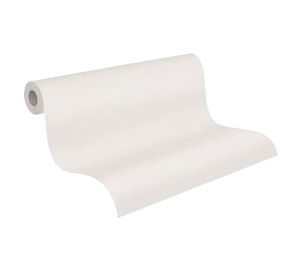 Non woven-tapet uni kulör Profhome 377449-GU lätt texturerad matt färg grädde vit 5,33 m2
