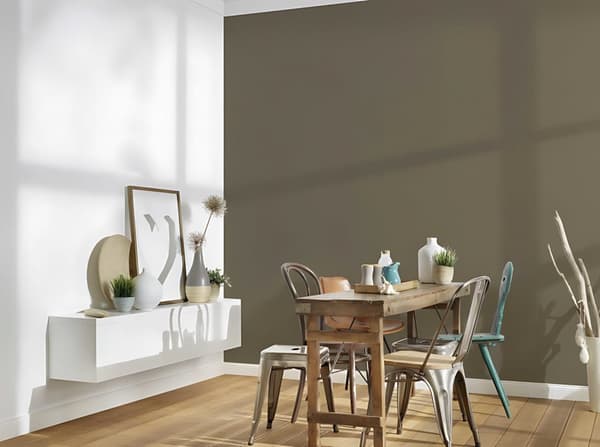 Non woven-tapet uni kulör Profhome 377481-GU slät matt färg brun 5,33 m2