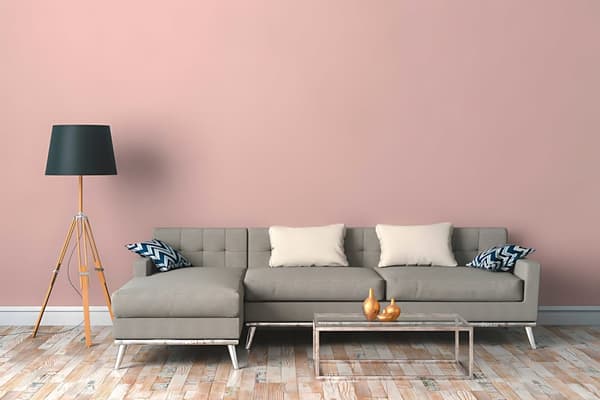 Non woven-tapet uni kulör Profhome 377487-GU slät matt färg rosa 5,33 m2