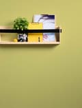 Miniatyrbild 6 av 6: Non woven-tapet uni kulör Profhome 377488-GU slät matt färg grön 5,33 m2