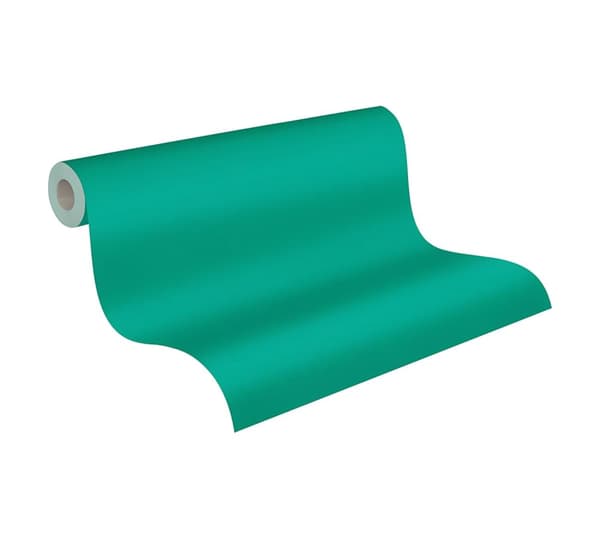 Non woven-tapet uni kulör Profhome 377491-GU slät matt färg grön 5,33 m2