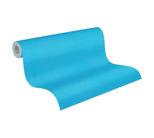 Non woven-tapet uni kulör Profhome 377498-GU slät matt färg blå 5,33 m2