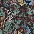 Miniatyrbild 1 av 6: Non woven-tapet blomster Profhome 377511-GU slät matt färg svart grön gul röd 5,33 m2
