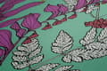Miniatyrbild 3 av 6: Non woven-tapet blomster Profhome 377516-GU slät matt färg grön violett grå röd 5,33 m2