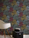 Miniatyrbild 5 av 6: Non woven-tapet skog Profhome 377532-GU slät matt färg brun svart gul röd 5,33 m2