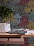Miniatyrbild 6 av 6: Non woven-tapet skog Profhome 377532-GU slät matt färg brun svart gul röd 5,33 m2