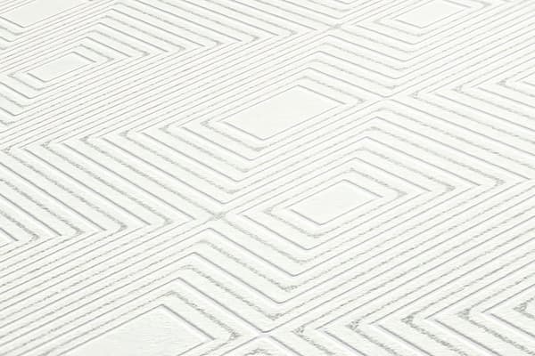 Non woven-tapet abstrakt Profhome 377585-GU lätt texturerad glittrande färg vit 5,33 m2