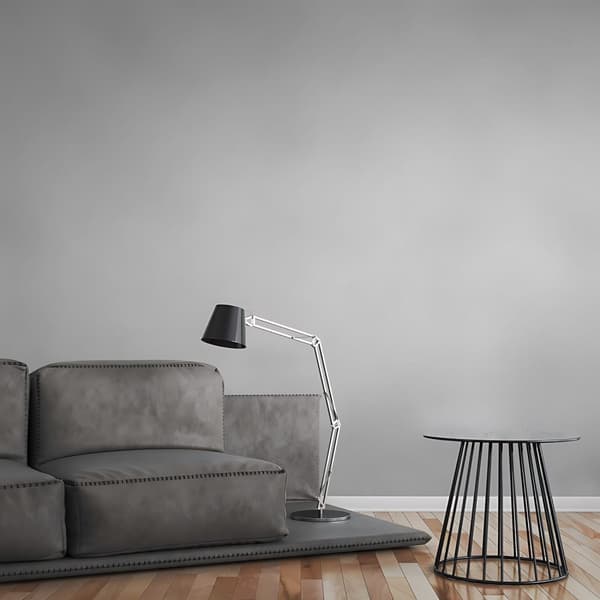 Non woven-tapet geometrisk Profhome 377634-GU lätt texturerad matt färg grå 5,33 m2