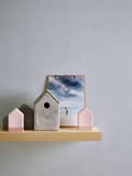 Miniatyrbild 6 av 6: Non woven-tapet uni kulör Profhome 378333-GU slät matt färg blå 5,33 m2