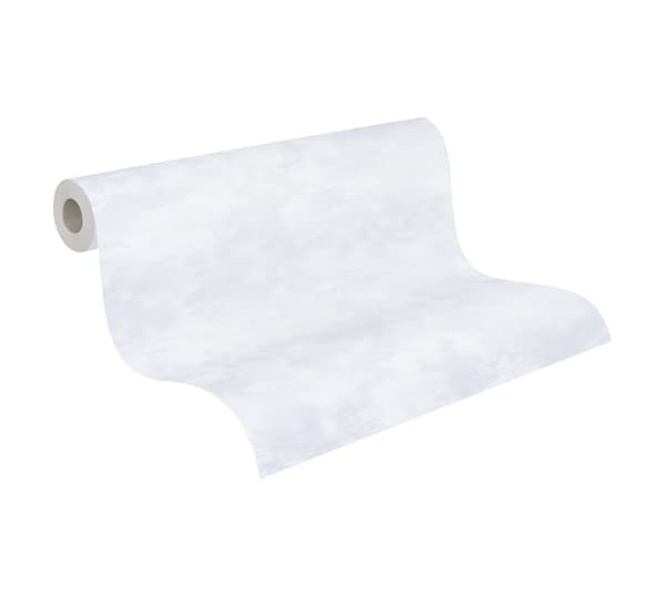 Non woven-tapet uni kulör Profhome 378381-GU slät matt färg grå vit 5,33 m2