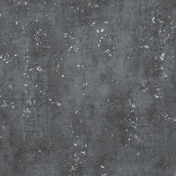 Non woven-tapet begagnad utseende Profhome 378404-GU lätt texturerad matt färg svart 5,33 m2
