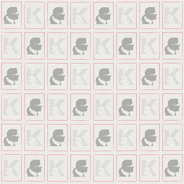 Non woven-tapet Kollage Profhome 378421-GU slät glittrande färg vit silver röd grå 5,33 m2
