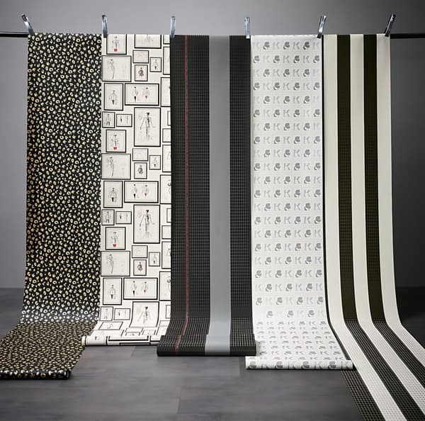 Non woven-tapet Kollage Profhome 378422-GU slät glittrande färg vit grå silver 5,33 m2