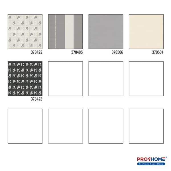 Non woven-tapet Kollage Profhome 378422-GU slät glittrande färg vit grå silver 5,33 m2
