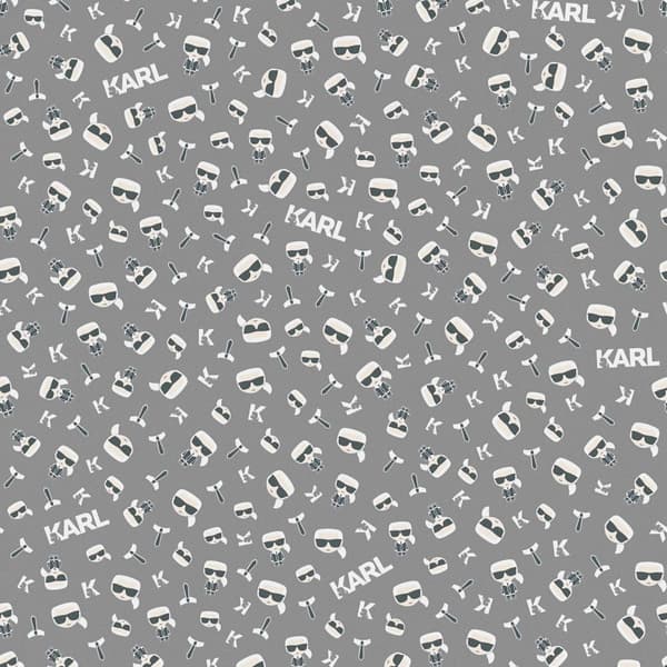 Non woven-tapet abstrakt Profhome 378432-GU slät matt färg grå vit svart 5,33 m2
