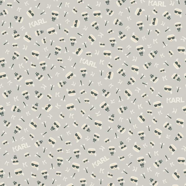 Non woven-tapet abstrakt Profhome 378433-GU slät matt färg ljus grå svart vit 5,33 m2