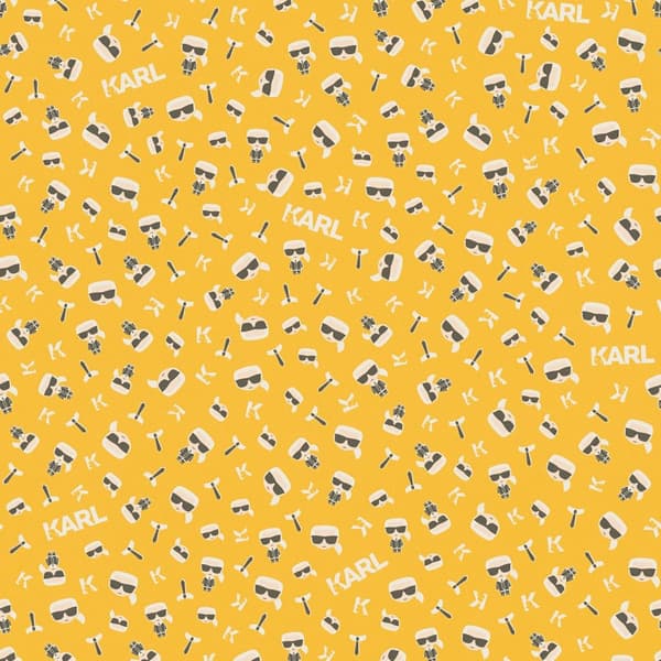 Non woven-tapet abstrakt Profhome 378434-GU slät matt färg gul svart vit 5,33 m2