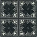 Miniatyrbild 1 av 5: Non woven-tapet ornament Profhome 378452-GU lätt texturerad glansigt färg svart vit 5,33 m2