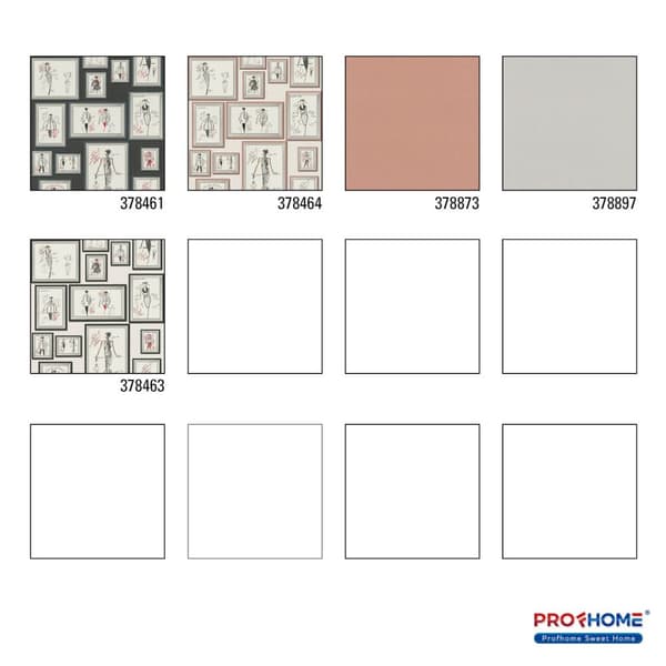 Non woven-tapet abstrakt Profhome 378461-GU lätt texturerad glittrande färg grå vit röd svart 5,33 m2