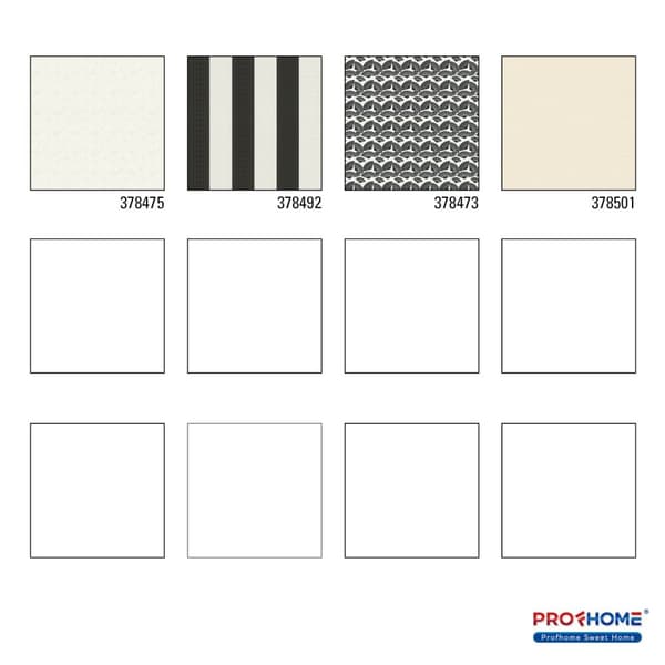 Non woven-tapet abstrakt Profhome 378475-GU slät metalliska höjdpunkter färg vit grädde 5,33 m2