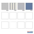 Miniatyrbild 4 av 4: Non woven-tapet abstrakt Profhome 378476-GU slät metalliska höjdpunkter färg vit silver grå silver 5,33 m2