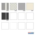 Miniatyrbild 3 av 3: Non woven-tapet ränder Profhome 378485-GU slät glansigt färg grå vit 5,33 m2