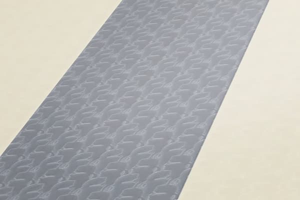 Non woven-tapet ränder Profhome 378491-GU slät glansigt färg grå vit grädde 5,33 m2