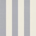 Miniatyrbild 1 av 4: Non woven-tapet ränder Profhome 378491-GU slät glansigt färg grå vit grädde 5,33 m2