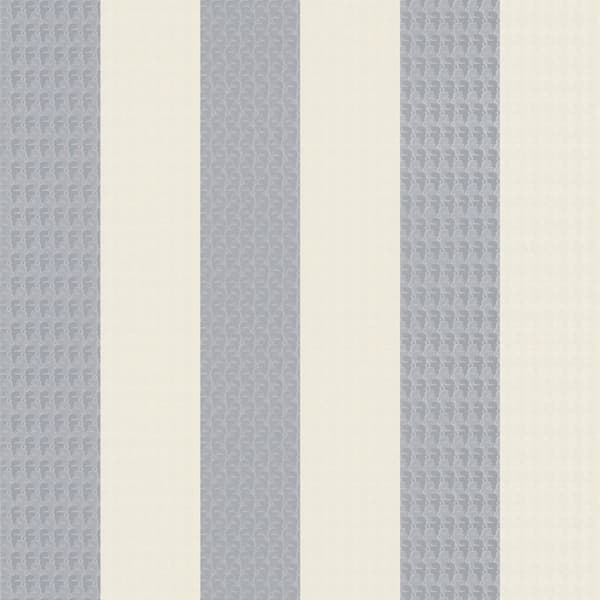 Non woven-tapet ränder Profhome 378491-GU slät glansigt färg grå vit grädde 5,33 m2