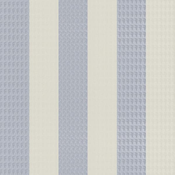 Non woven-tapet ränder Profhome 378493-GU slät glansigt färg silver vit grå 5,33 m2