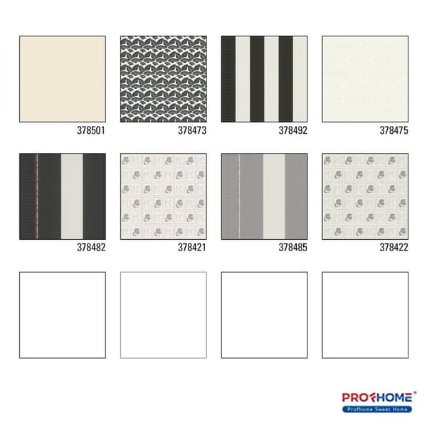 Non woven-tapet uni kulör Profhome 378501-GU slät glansigt färg grädde vit 5,33 m2