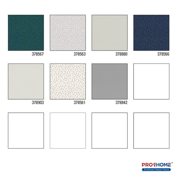 Non woven-tapet abstrakt Profhome 378567-GU slät metalliskt mönster matt bakgrund färg grön teal pärla grön 5,33 m2