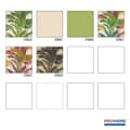 Miniatyrbild 7 av 7: Non woven-tapet blomster Profhome 378623-GU lätt texturerad matt färg grön grädde 5,33 m2