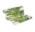 Miniatyrbild 2 av 7: Non woven-tapet blomster Profhome 378623-GU lätt texturerad matt färg grön grädde 5,33 m2