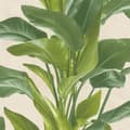 Miniatyrbild 1 av 7: Non woven-tapet blomster Profhome 378623-GU lätt texturerad matt färg grön grädde 5,33 m2