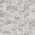 Miniatyrbild 1 av 7: Non woven-tapet geometrisk Profhome 378631-GU slät glittrande mönster matt bakgrund färg silver grå vit 5,33 m2