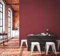 Miniatyrbild 5 av 7: Non woven-tapet uni kulör Profhome 378653-GU lätt texturerad matt färg röd 5,33 m2